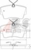 OPEL 1605760 Brake Pad Set, disc brake